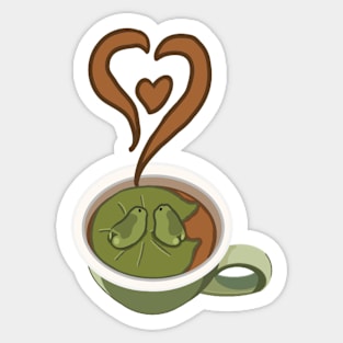 A Whole Latte Love Sticker